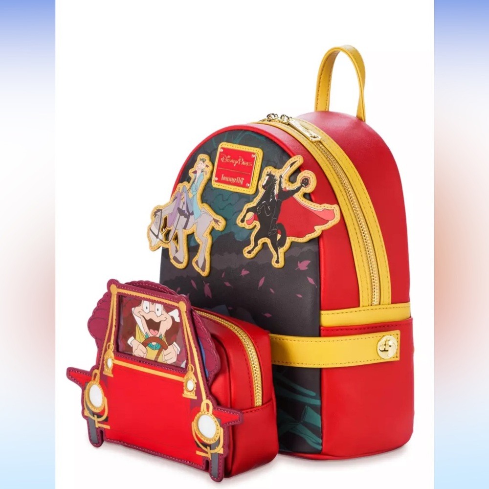 Ichabod & Mr. Toad 75th Anniversary Loungefly Backpack with Light-Up Belt Bag - Picture 2 of 10